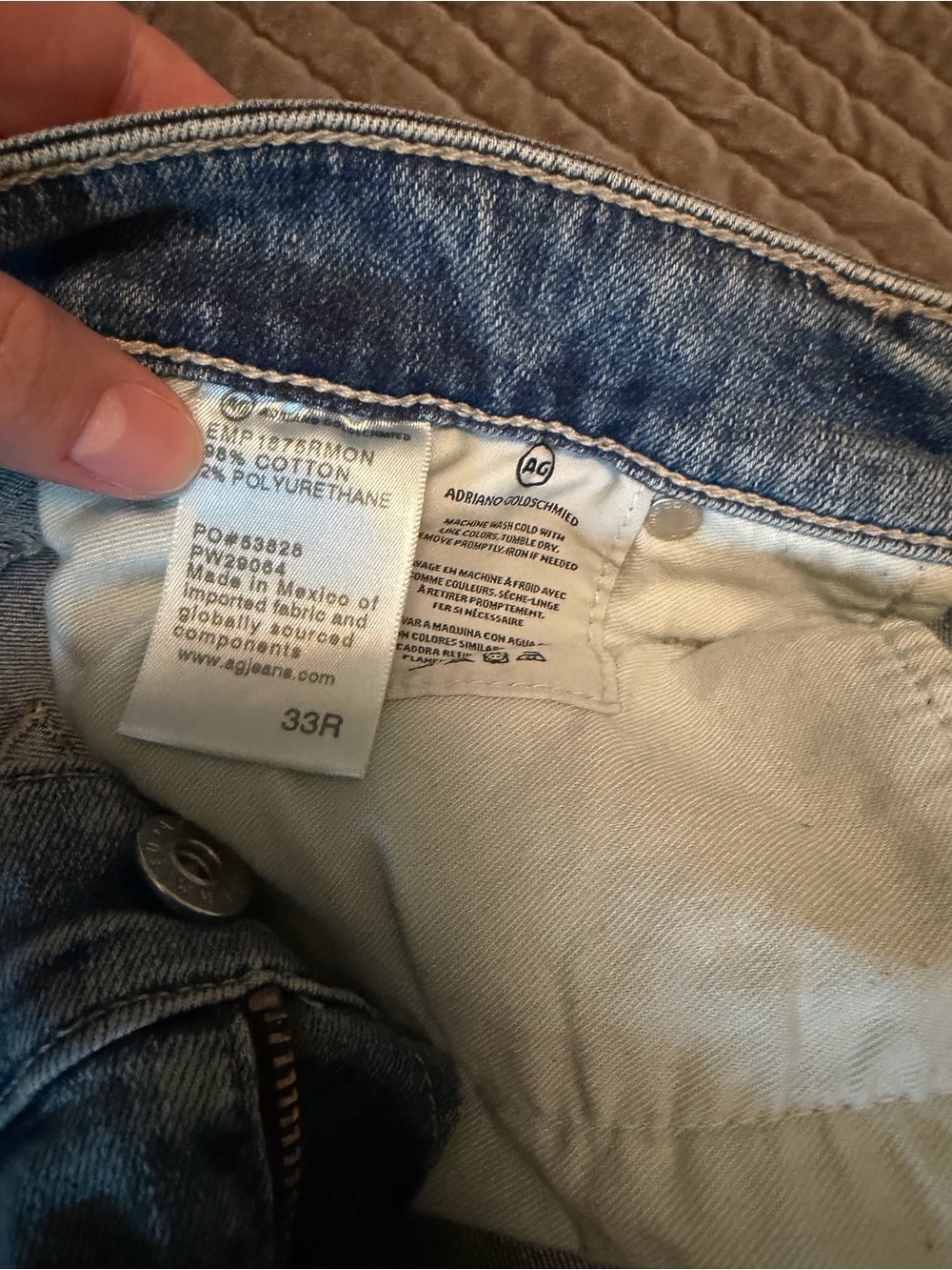 3 pairs AG Mari high rise straight jeans bundle - Picture 7 of 11